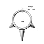 Tricuspid Nose Piercing - AKAK BODYJEWELRY - ear - tunnel