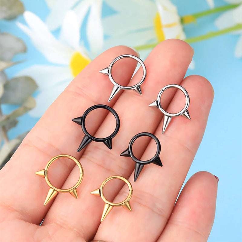 Tricuspid Nose Piercing - AKAK BODYJEWELRY - ear - tunnel