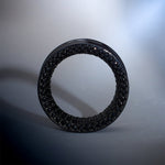 Tungsten Steel Black Moissanite Stars Shining Ear Gauge Tunnel(2pcs) - AKAK BODYJEWELRY - ear - tunnel