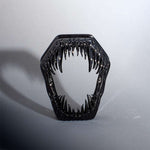 Tungsten Steel Coffin Fang Ear Gauge Tunnel (2Pcs) - AKAK BODYJEWELRY - ear - tunnel