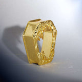 Tungsten Steel Coffin Fang Ear Gauge Tunnel (2Pcs) - AKAK BODYJEWELRY - ear - tunnel