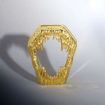 Tungsten Steel Coffin Fang Ear Gauge Tunnel (2Pcs) - AKAK BODYJEWELRY - ear - tunnel