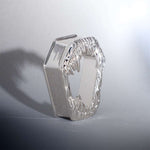 Tungsten Steel Coffin Fang Ear Gauge Tunnel (2Pcs) - AKAK BODYJEWELRY - ear - tunnel