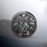 Tungsten Steel Moissanite Mane Lion Plugs(2Pcs) - AKAK BODYJEWELRY - ear - tunnel