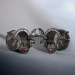 Tungsten Steel Zircon Bloodthirsty Bat Ear Gauge Tunnel(2Pcs) - AKAK BODYJEWELRY - ear - tunnel