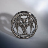 Vampire Guardian Tungsten Steel Ear Gauge Tunnel (2Pcs) - AKAK BODYJEWELRY - ear - tunnel