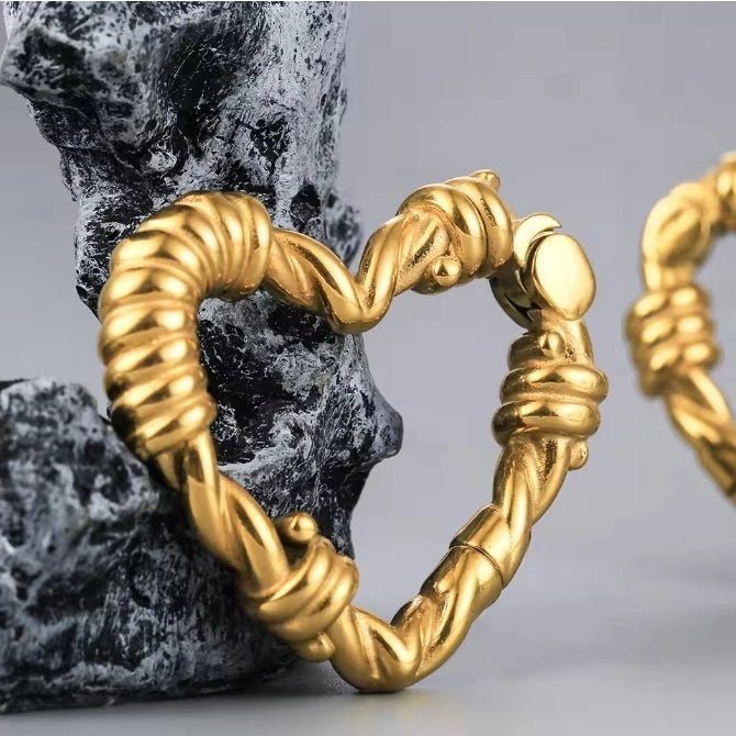 Venom Heart Ear Weights - AKAK BODYJEWELRY - ear - tunnel