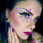 Violet Crown S925 Silver Zircon Ear Gauge Tunnel (2Pcs) - AKAK BODYJEWELRY - ear - tunnel