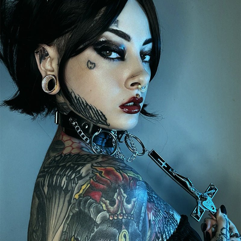 Yellow Moissanite 14K Gold Stars Shining Tunnel(2Pcs) - AKAK BODYJEWELRY - ear - tunnel