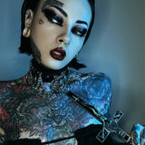 Yellow Zircon 14K Gold Stars Shining Tunnel(2Pcs) - AKAK BODYJEWELRY - ear - tunnel