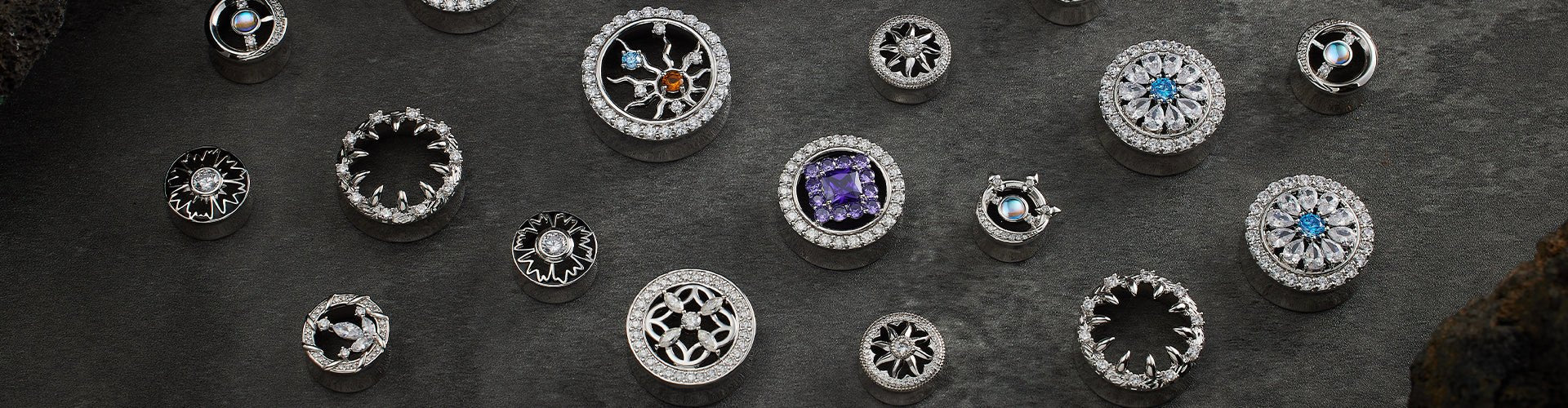S925 Silver Ear Tunnel - AKAK BODYJEWELRY