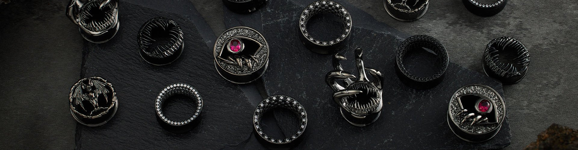 Tungsten Steel Ear Tunnel - AKAK BODYJEWELRY