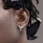 S925 Sterling Silver Angel Stud Earrings