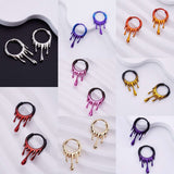 Gradient Lava Hoop Ring Nose Piercing