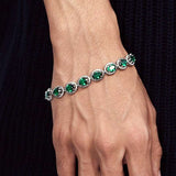 Sugar Cube Color Zircon Bracelet