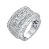 S925 Silver Crown Moissanite Ring