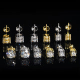 S925 Silver 4-Prong D Color Moissanite Stud Earrings 2pcs(Enhanced edition)