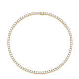 S925 Silver Moissanite Tennis Necklace