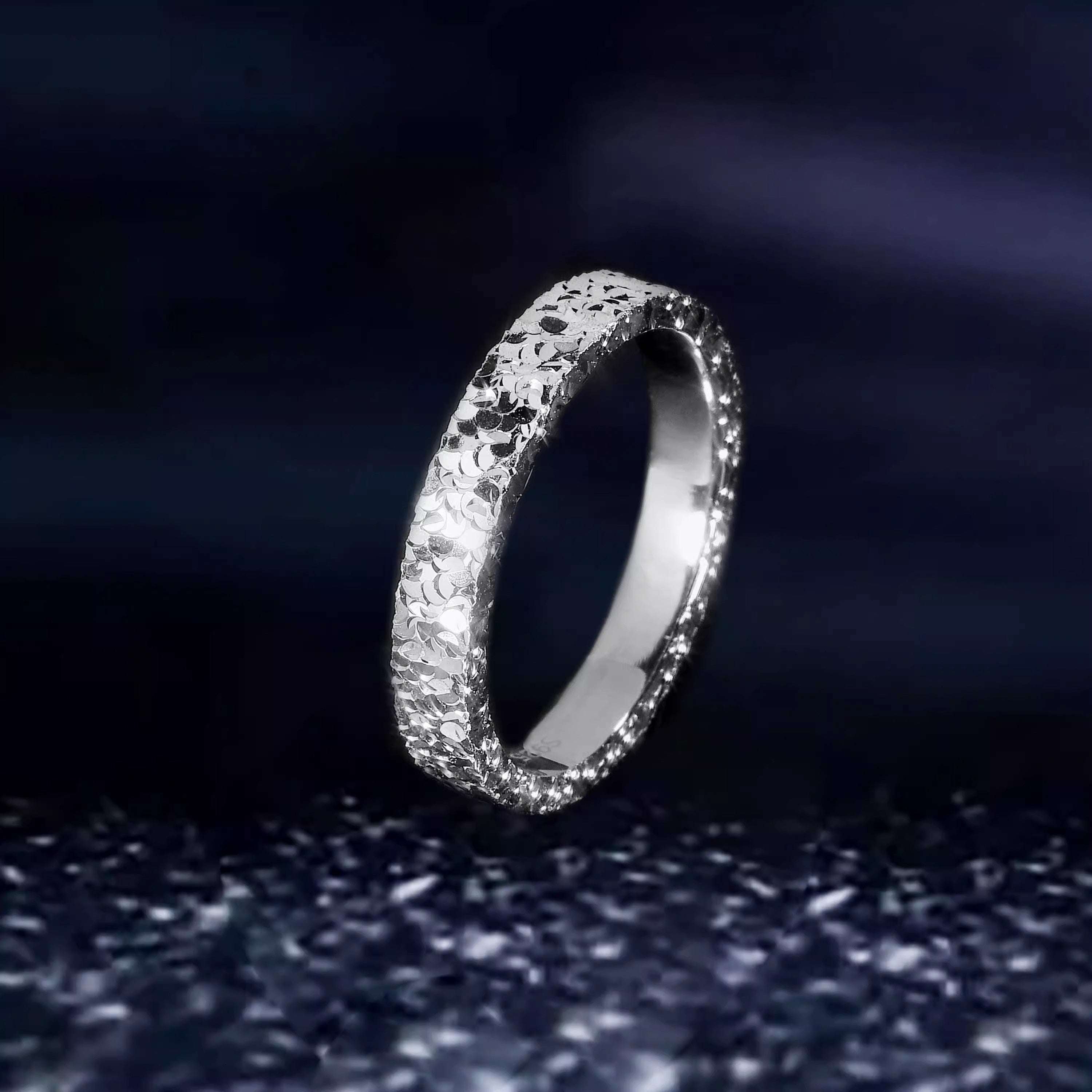 S925 Silver Sparkling Ring