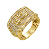 S925 Silver Crown Moissanite Ring
