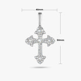Reverse-Set D Color Moissanite Chain Necklace