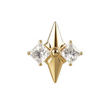 14K Solid Gold Internally Threaded Helix Piercing – Ark