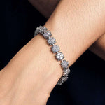 Snowflake White Zircon Bracelet