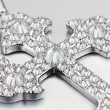 Reverse-Set D Color Moissanite Chain Necklace