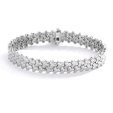 S925 Silver Dragon Scale Moissanite Bracelet