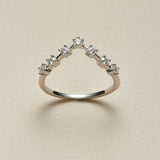 Vintage Floral S925 Silver 2Carat Moissanite Bridal Set
