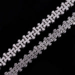 S925 Sterling Silver Moissanite Gothic Cross Bracelet