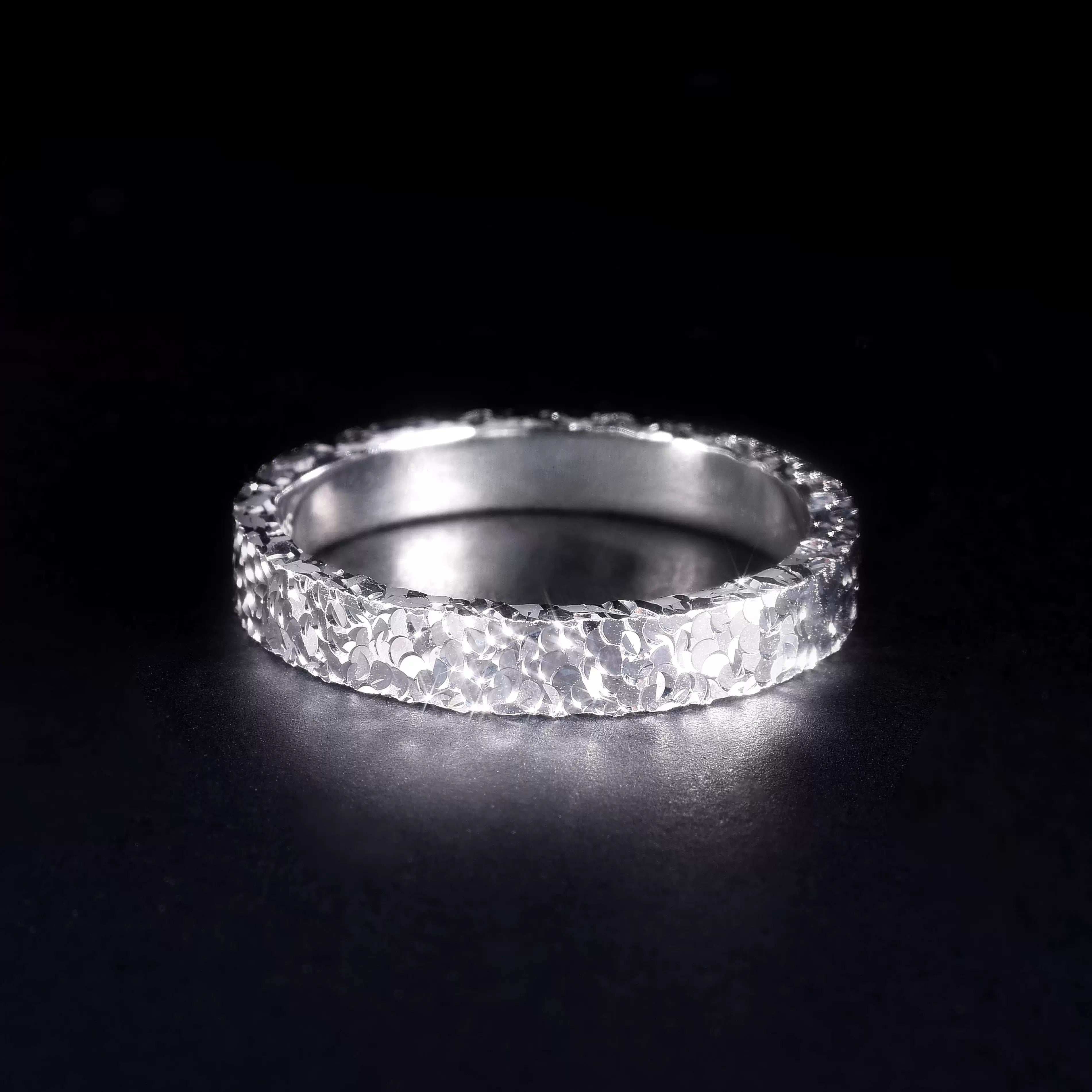 S925 Silver Sparkling Ring