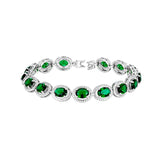 Sugar Cube Color Zircon Bracelet