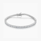 S925 Silver Moissanite Tennis Bracelet
