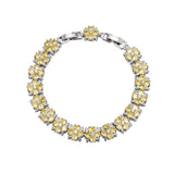Snowflake Multicolor Zircon Bracelet