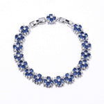 Snowflake Multicolor Zircon Bracelet