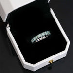 S925 4mm Moissanite Eternity Band Ring