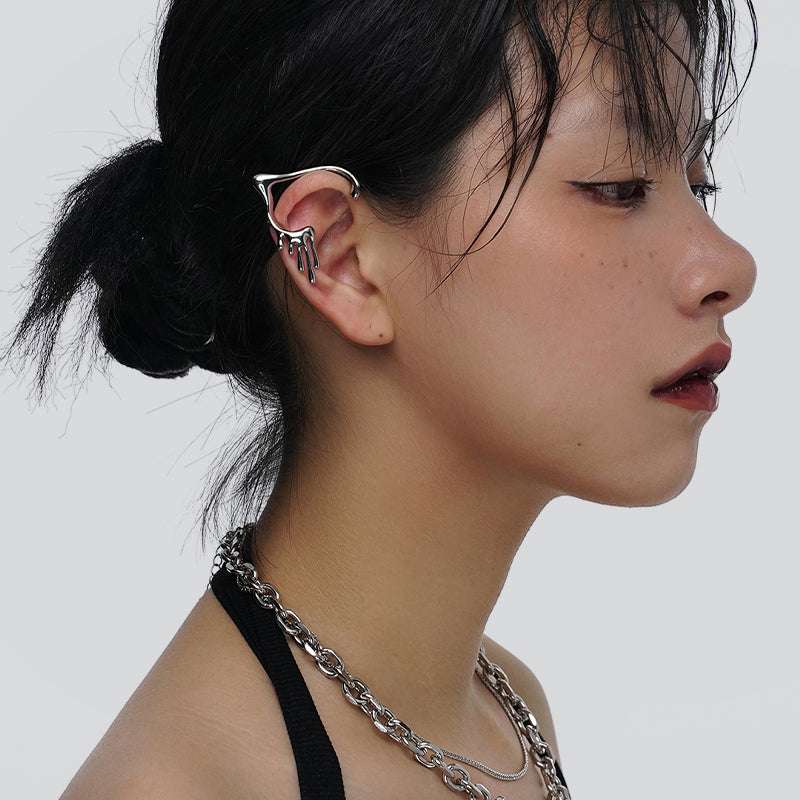 Dripping Wax Ear Cuff