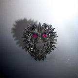Wolframstahl Moissanit Alien Reborn Ohr Tunnel (2 Stück)