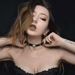 Regal Roar Leather Gothic Choker