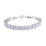 Big Multicolor Zircon Tennis Bracelet