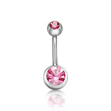 Czech Crystal Brow Barbell 1pc
