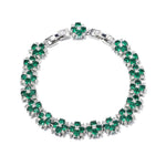 Snowflake Multicolor Zircon Bracelet