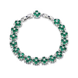 Snowflake Multicolor Zircon Bracelet