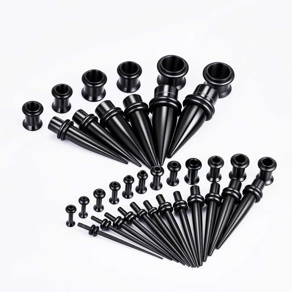Multicolor Spike Ear Stretching Kit 36Pcs
