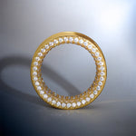 14K Stars Shining Zircon Ear Gauge Tunnel（2Pcs） - AKAK BODYJEWELRY - ear - tunnel