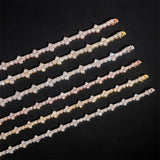 S925 Silver Moissanite Star-Link Necklace