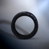 Tungsten Steel Black Zircon Stars Shining Ear Gauge Tunnel(2pcs)