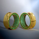 Green Zircon 8K Stars Shining Tunnel(2Pcs)