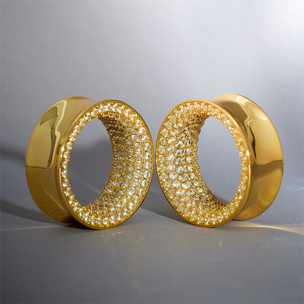 Yellow Zircon 8K Stars Shining Tunnel (2Pcs)
